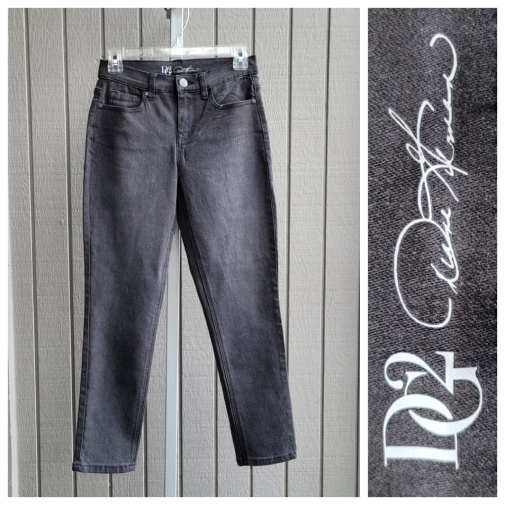 DG2 | Curvy Stretch Ankle Jeans NWOT Ladies 2/SHORT dark grey